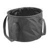 Relaxdays Secchio Pieghevole da Campeggio Folding Bin Camping 15 L