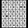 Versatile 42-Piece Letter Stencil Set - Reusable Stencils for Crafts,