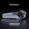 Brookstone - 3 Head Rotary Shaver, Precision Shave, Cutting-Edge Design,
