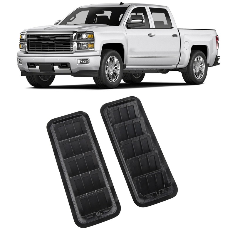 Air Vent Relief Grille,2pcs Back Panel Air Vent Relief Grille