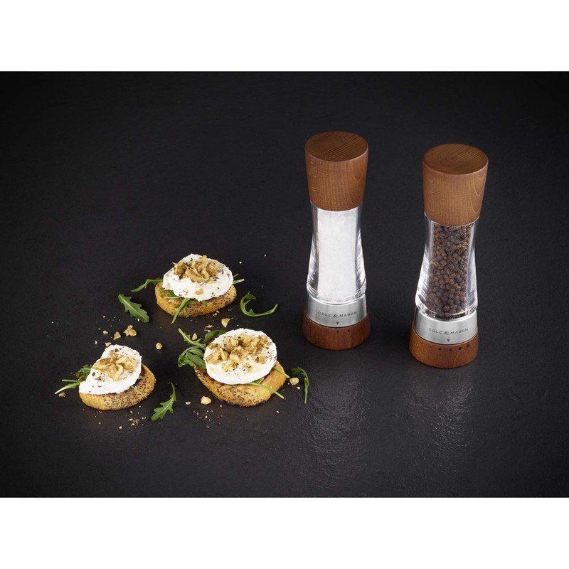 Cole & Mason Gourmet Precision Derwent Forest Wood Salt Mill,