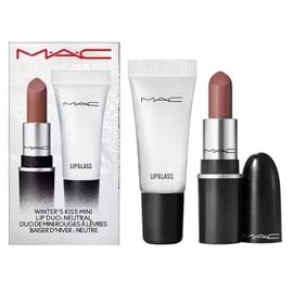 MAC MAC Winters Kiss Lip Duo - Neutral Retro Matte Lipstick Bronx & Mini Lipglass Clear