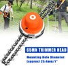 65Mn Chain Trimmer Garden Grass Head Brushcutter Trimmer for Lawn