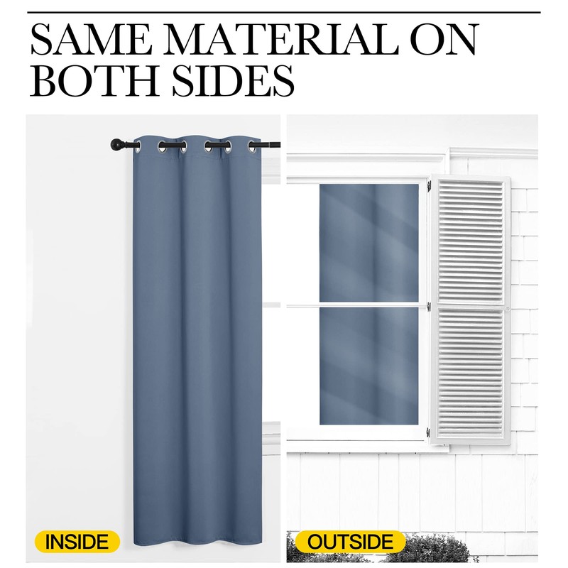 NICETOWN Kitchen Curtains Small Window Curtains & Drapes, Thermal Insulated