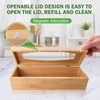 Gamtik Individual Storage Bag Organizer for Kitchen Drawer, Bamboo with