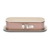 Patisse Ceramic Loaf Springform pan with Non-Stick Surface, Cream/Copper