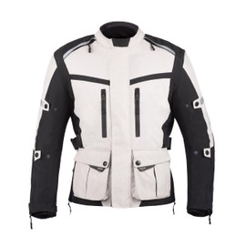 WICKED STOCK Waterproof Motorcycle Jacket Men - CE LEVEL2 Reflective Motorcycle Armor Biker Jacket Men with 8 Pockets - 4 Season Mens Motorcycle Jacket with Adjustable Biceps, Forearms and Waist