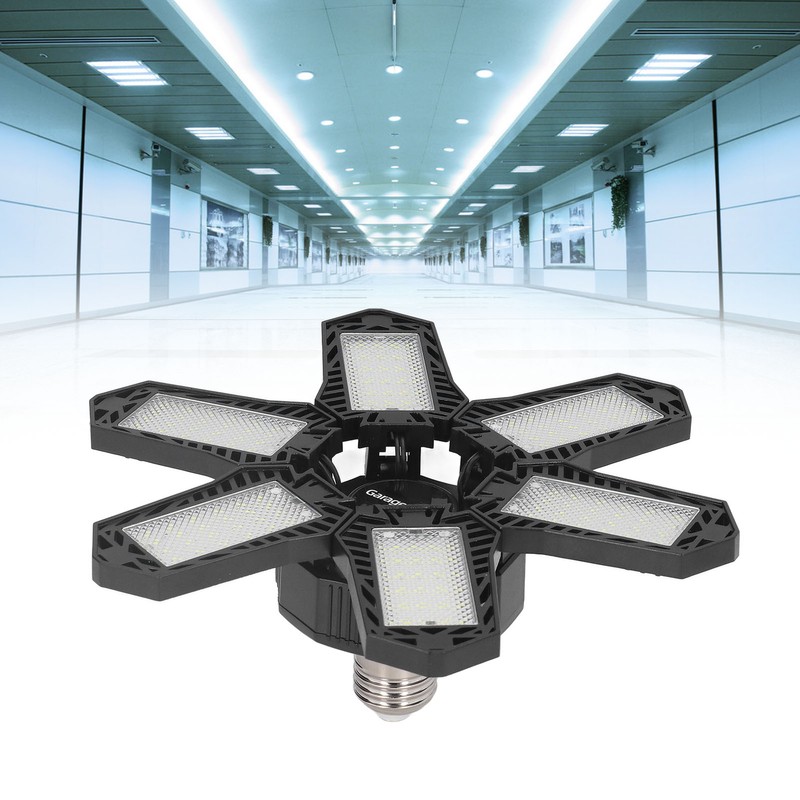LED Garage Light 1800LM 24W 6 Leaf Foldable Good Heat