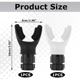 Pack of 2 lung trainers, breathing trainer, lung trainer, endurance training, breathless, peak flow meter, training, suitable for fitness and training, easy to clean (10 x 5 cm)