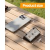 Bridika Solar Fence Lights Outdoor Waterproof, 6 Pack Solar Powered