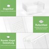 6 Pieces Clear Drawer Organiser, Orgeniser Boxes, Dressing Table, Sorting