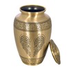 Cremation Urn for Human Ashes with Satin Bag, for Adults