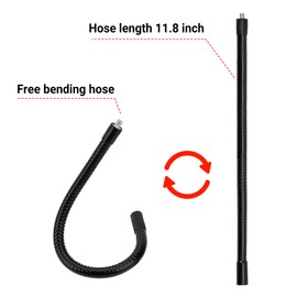 LinkWheres Flexible Phone Tripod for Vlogging - 360° Rotating Adjustable Phone Holder with Anti-Slip Silicone Pad, Bendable Desktop Stand for Content Creators, Live Streaming & Photography