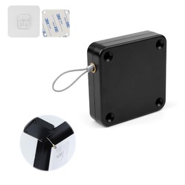 WJUAN Door Closer, Automatic Door Closer, 1200N Tensile Strength, Automatic Door Closer, with Drawstring, Easy Installation (Cable Length 1.2 m, Diameter 1.2 mm)
