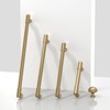Asimerdeco 10 Pack Champagne Bronze Cabinet Pulls 5 Inch(128mm) Kitchen