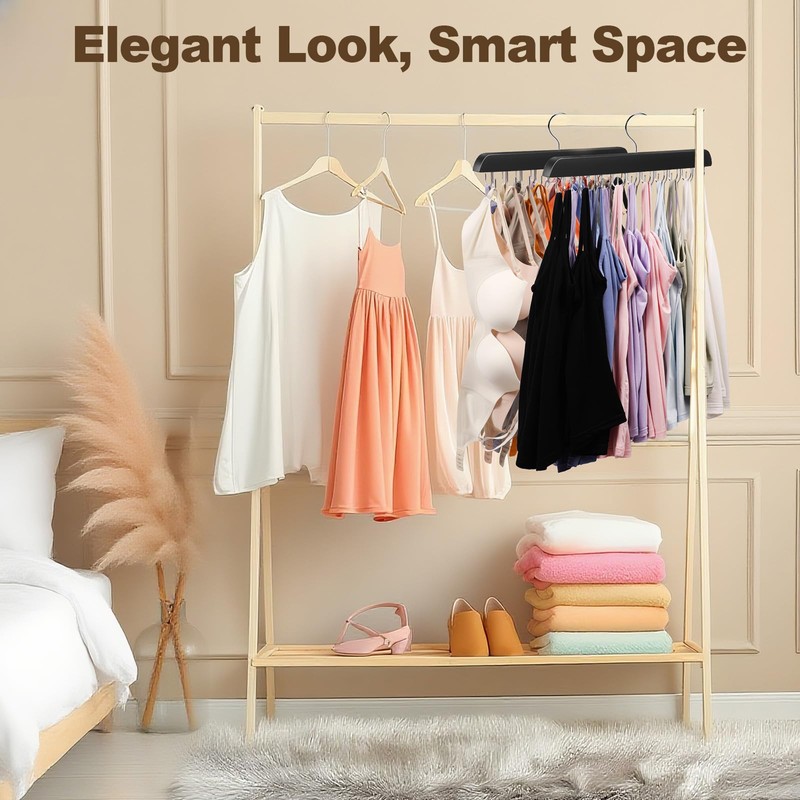 2 Pack Tank Top Hanger, 40 Hooks Large Capacity Bra