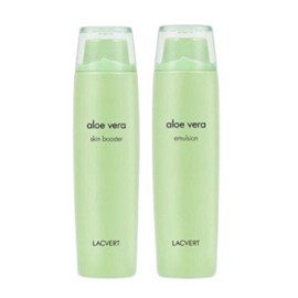 Laquebert Lac Vera Aloe Vera Basic 2 Sets (2 bottles of toner + 2 bottles of emulsion) / 라끄베르 알로에 베라 기초 2세트(스킨 2병+에멀전 2병)