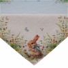 texpot Tablecloth 85 x 85 cm with print bunny with