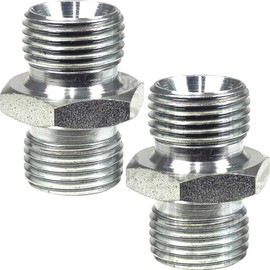 APUK Pair Hydraulic Adaptor 1/2" BSP Male to Male Pack Replacement for Fordson John Deere Tractor