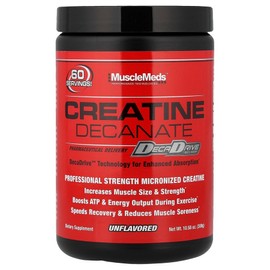 Muscle Mez Creatine Decanate Unflavored 300g (10.58oz), 2 pcs / 머슬메즈 크레아틴 데카네이트 무맛 300g (10.58oz), 2개