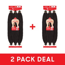 [2PACK DEAL] Outre X-Pression - Twisted Up - Springy Afro Twist 24" 3X 2 Packs (27)