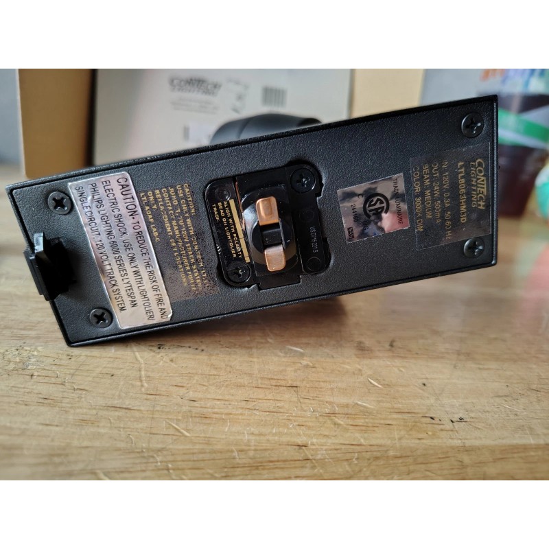 ConTech Lighting LTL8063HM3D-B 24W Mini Track Fixture 02 Mini Horizontal