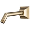 SEABEFORE 6" shower arm Gold shower head extension with matching