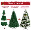 HERFLOS INTERACTIVO - Árboles De Navidad 2.2m Verde Pino Artificial