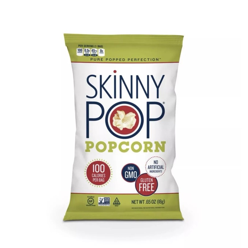 Skinnypop Skinny Pop Popcorn 0.65 oz, 28 Ct Gluten Free