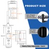 HOMOTEK 2 Pack Commercial Heavy Duty Door Roller Catch, Drive