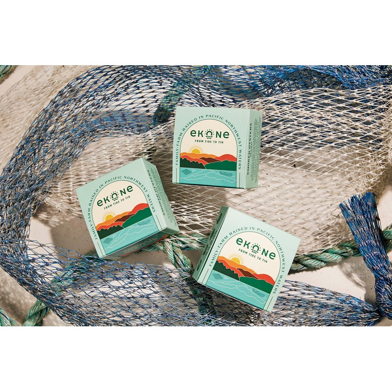 Ekone Original Smoked Oysters Farmed, Raised, Canned in Washington State