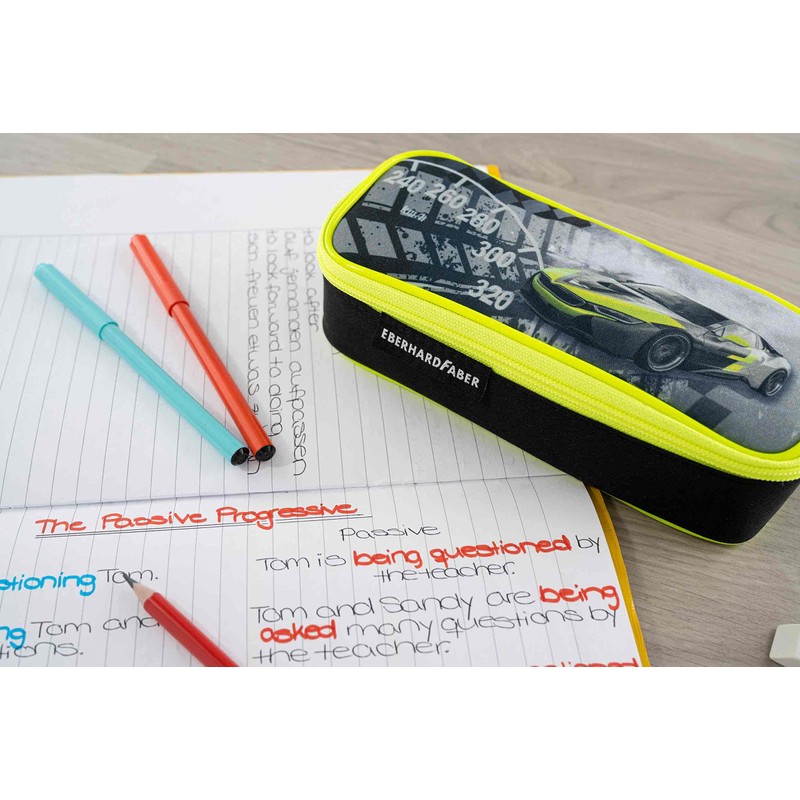 Eberhard Faber Race Car 577575 Empty Pencil Case with Large