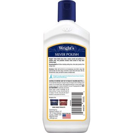 Wright's Silver Cleaner and Polish - 7 Ounce (2 Pack) Ammonia-Free - Use on Silver, Jewelry, Antique Silver