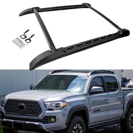 Roof Rack Cross Bar Compatible with 2005-2023 Toyota Tacoma Double Cab (Full 4 Doors Truck),for Cargo Canoe Bike Kayak Snowboard Luggage Carrier up to 160lb