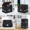 ETRONIK Fireproof Document Box with Lock, ETRONIK 2 Layer File