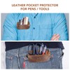 RingSun Genuine Leather Pocket Protector for Men, Durable Pocket Tool