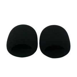 GONKISS Dynamic Microphone Sponge Medium Microphone Windscreen 2pcs Black