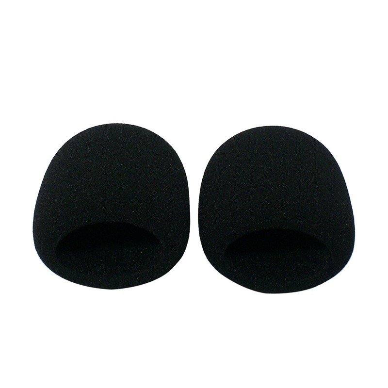 GONKISS Dynamic Microphone Sponge Medium Microphone Windscreen 2pcs Black