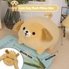 Leokawin Dog Plush Pillow,8inch Puppy Stuffed Animal Toy,Cute Soft Dog