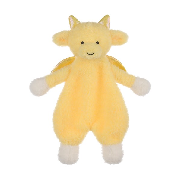 Apricot Lamb Dragon Cuddly Security Blanket for Babies, Soft Loveys