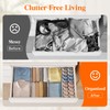 Lifewit 4 Pack Drawer Dividers Plastic 4" High, 14-23" Adjustable
