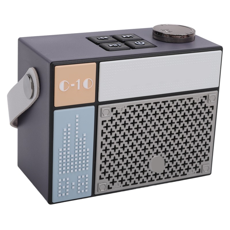 Bluetooth Speaker 5W Stereo Sound Modern Cute Pixels Style Portable