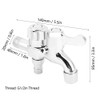 G1/2in Copper Multifunctional Dual Use Quick Open Faucet Washing Machine