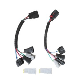 GruDawu Black Front Set of 2 LED Headlight Conversion Connect Wires Adapters for 2016-2020 Toyota Tacoma