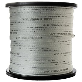 The Ribbon Factory® USA Made 2500 Lb 3/4" Pull Tape | Pull Webbing | Flat Rope - 500 FT (Many Strengths and Lengths Available)