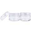 Beauticom 900 Pieces 20G/20ML Round Clear Jars with Screw Cap