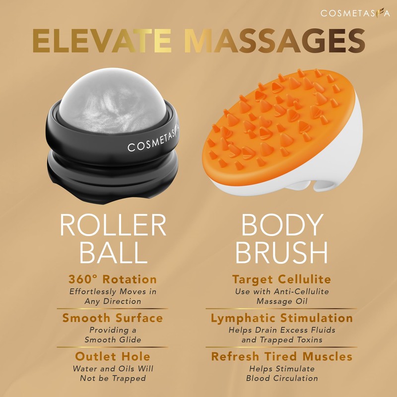Cosmetasa Body Massage Oil Therapy Kit – Arnica & Lavender