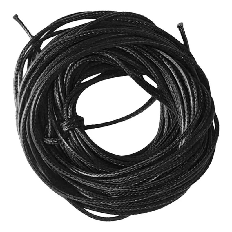 Hilo Encerado Para Cuero Negro