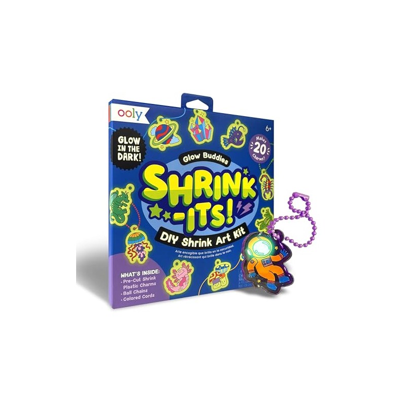 Ooly 28 PC DIY Shrinking Art Kit for Kids, 20