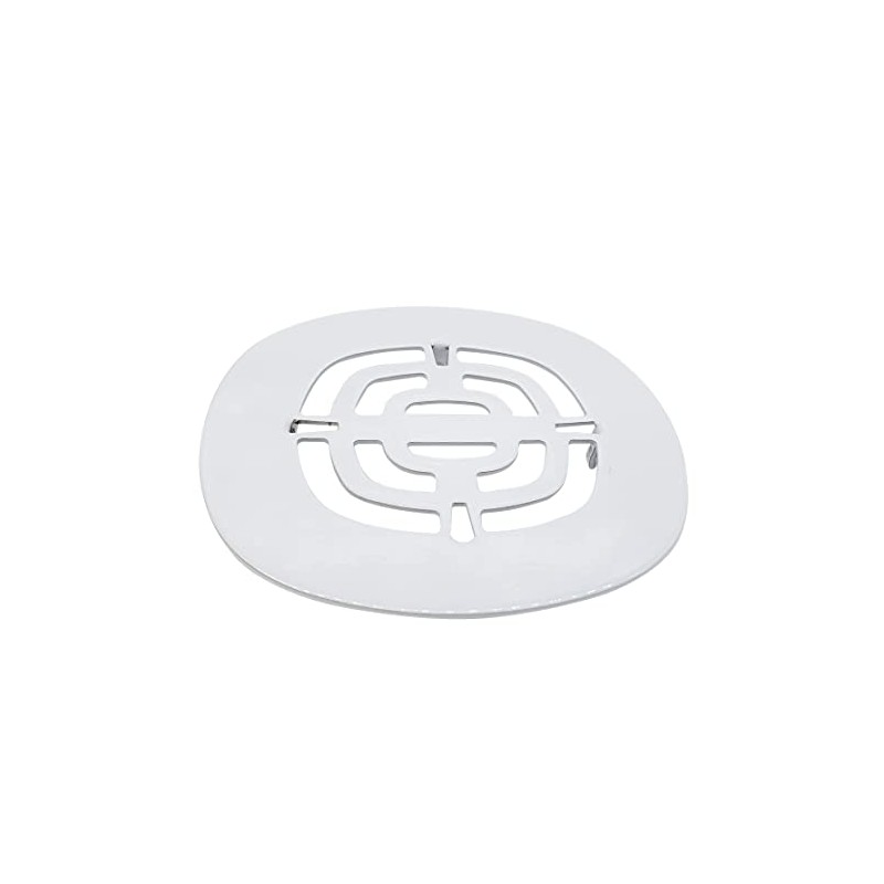 Westbrass A316-50 4-1/2" OD Brass Snap-in Shower Strainer Grid Drain